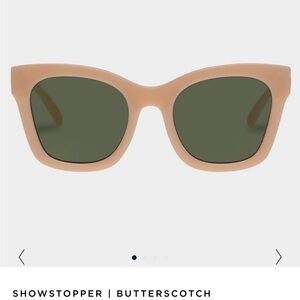 Le Specs Showstopper Sunglasses in Butterscotch